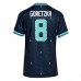 Německo Leon Goretzka #8 Dámské Venkovní Dres MS 2026 Krátkým Rukávem Německo Leon Goretzka #8 Dámské Venkovní Dres MS 2026 Krátkým Rukávem